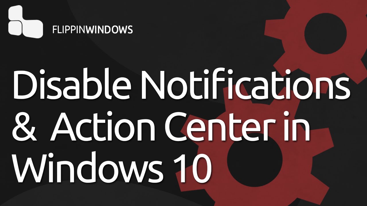 Hide Notification Center Windows 10